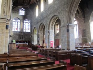 Seating at Elstow Abbey